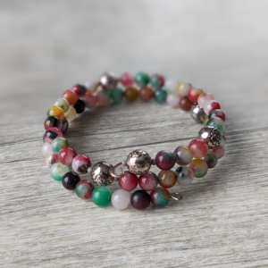 Memory Wire Rosary Bracelet (full 5-decade)